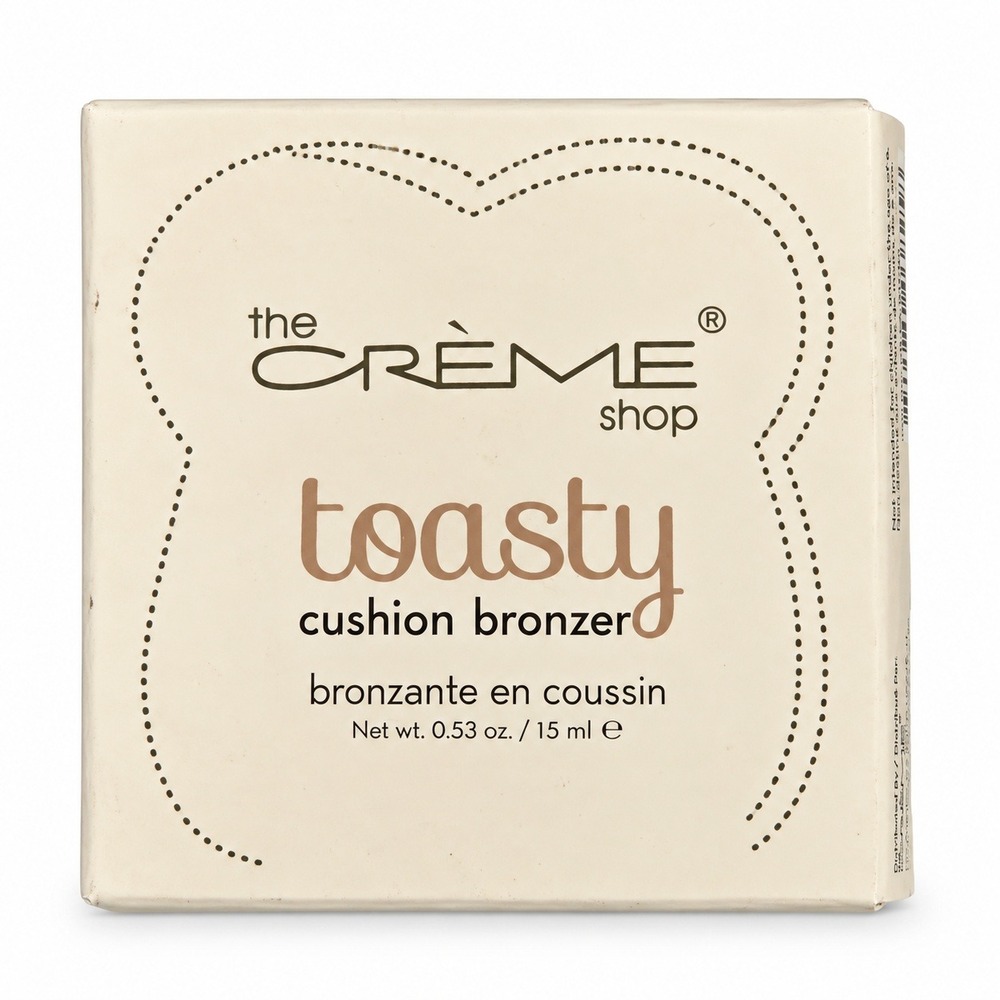 The Crème Shop Toasty Cushion Bronzer Women 0.53oz Shade 2 Medium Good Glowy